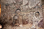 Bagan Myanmar. Paintings of the circumambulatory corridor of the Sulamani temple. 